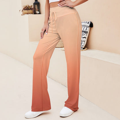Straight Lace-Up Pants