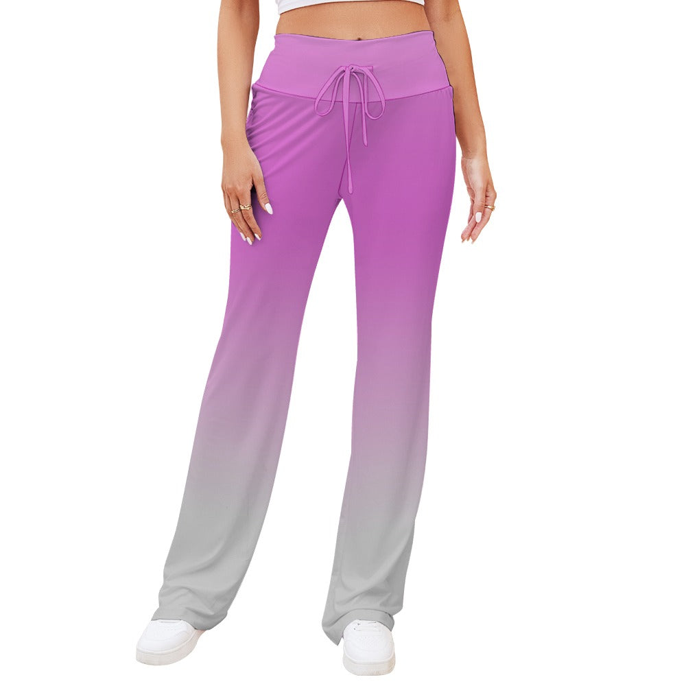 Straight Lace-Up Pants