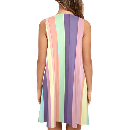 Sleeveless Pocket Dress Inkedjoy