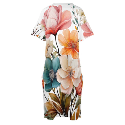 Loose Pocket Dress Inkedjoy