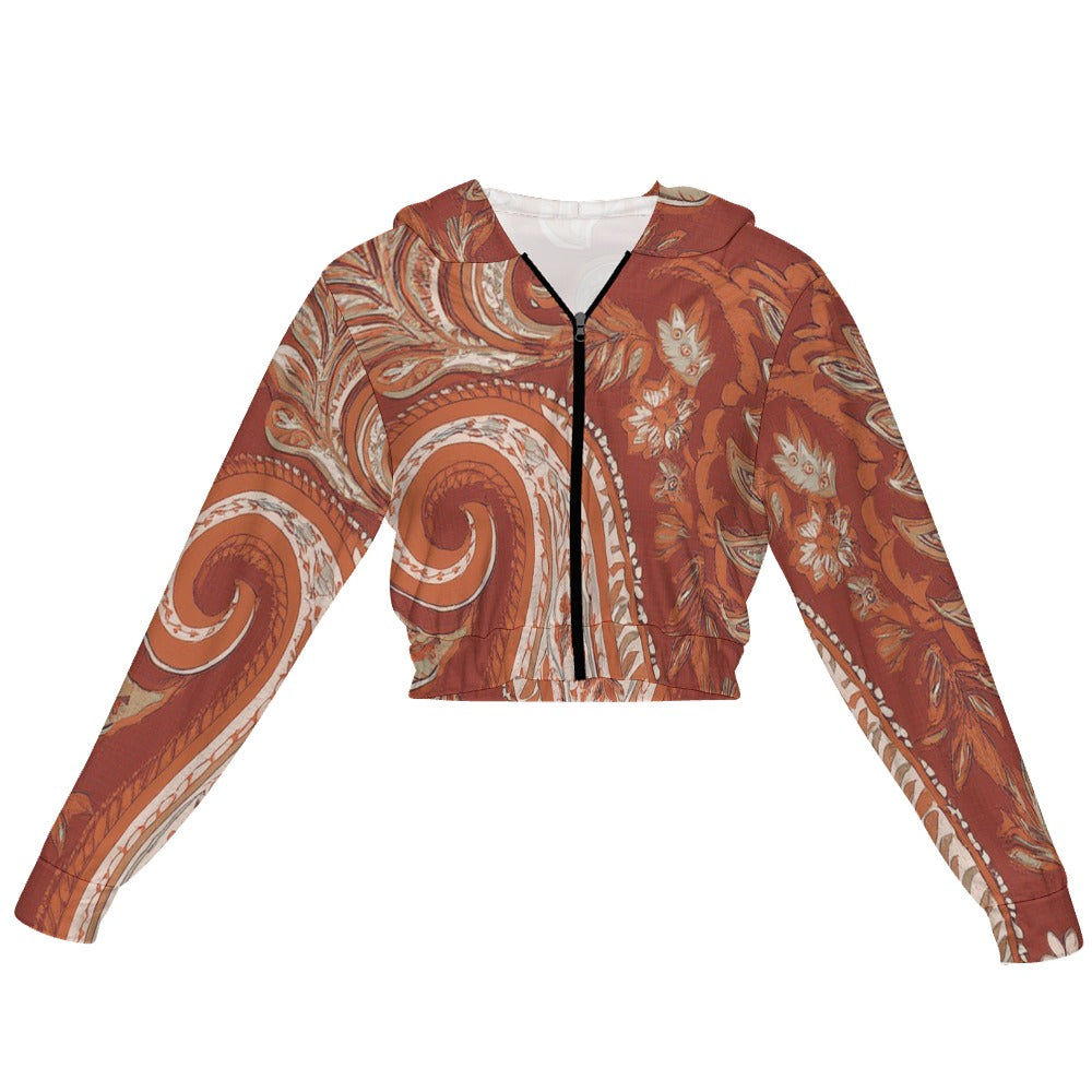 Chiffon Cropped Jacket Inkedjoy