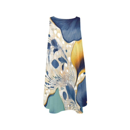 Sleeveless Pocket Dress Inkedjoy