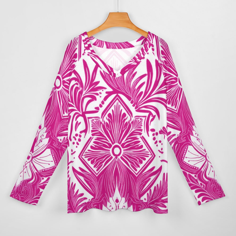 Long sleeve loose tee Inkedjoy