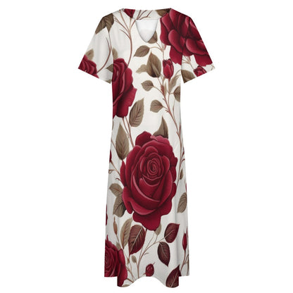 7-point sleeve dress Inkedjoy