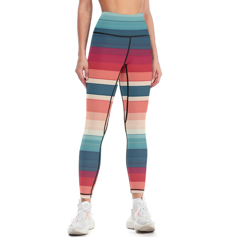 Striped Sports Leggings