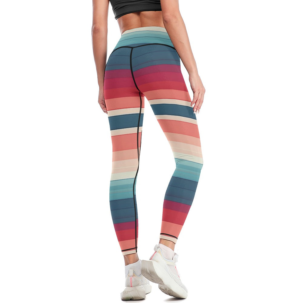 Striped Sports Leggings