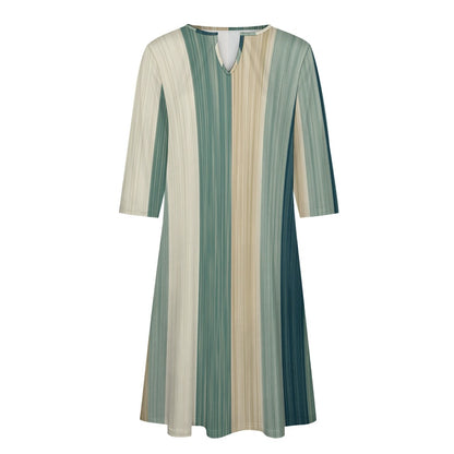 7-point sleeve dress