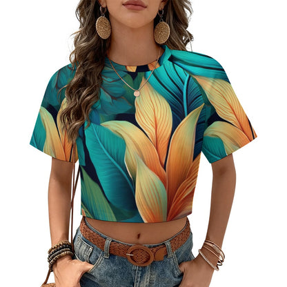 Crop Top Short-Sleeve T-Shirt