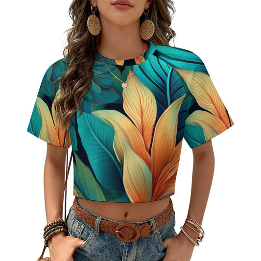 Crop Top Short-Sleeve T-Shirt