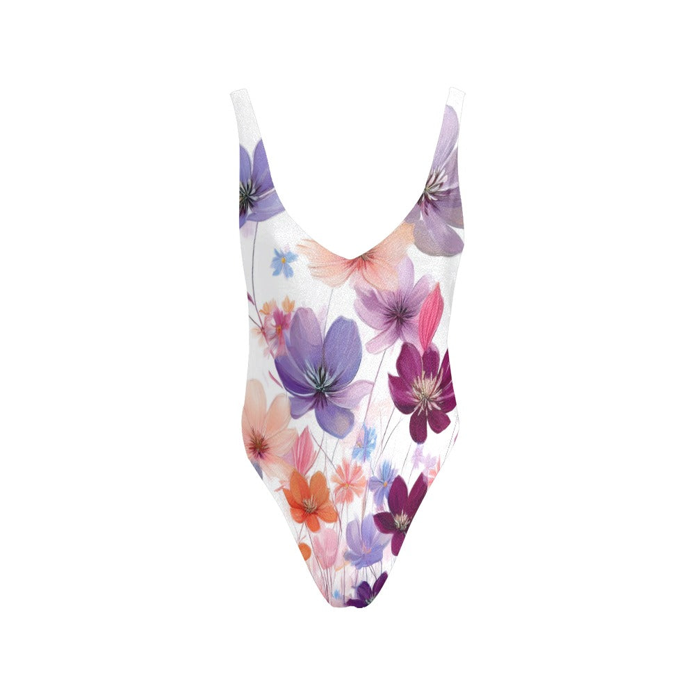Strapped Backless Swimsuit Inkedjoy