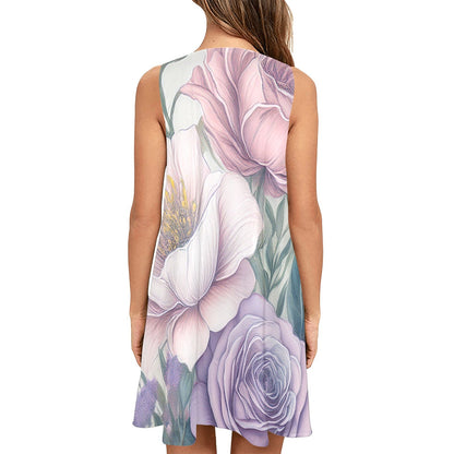 Sleeveless Pocket Dress Inkedjoy
