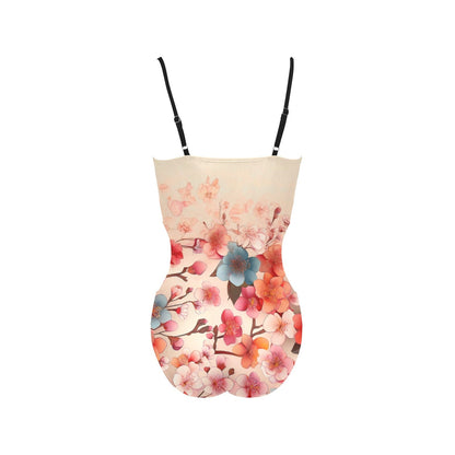 Strapped Cut Out Sides Swimsuit Inkedjoy