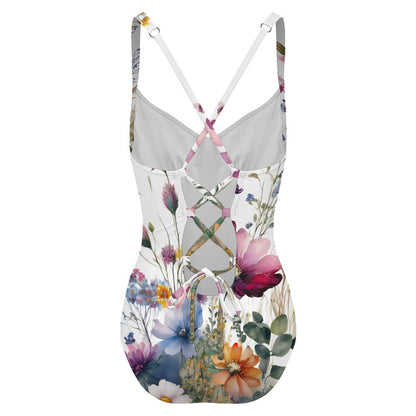 Women's one-piece swimsuit Inkedjoy