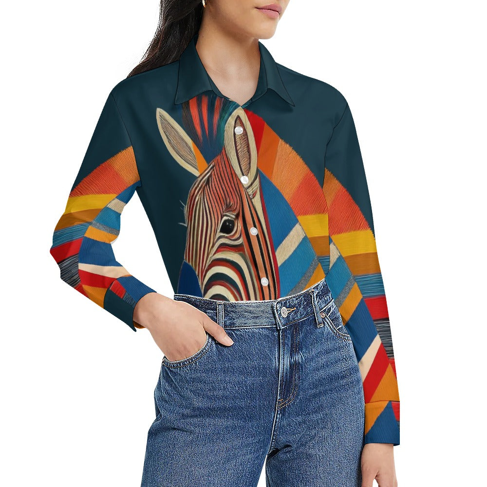 Zebra Print Long-sleeved lining Inkedjoy