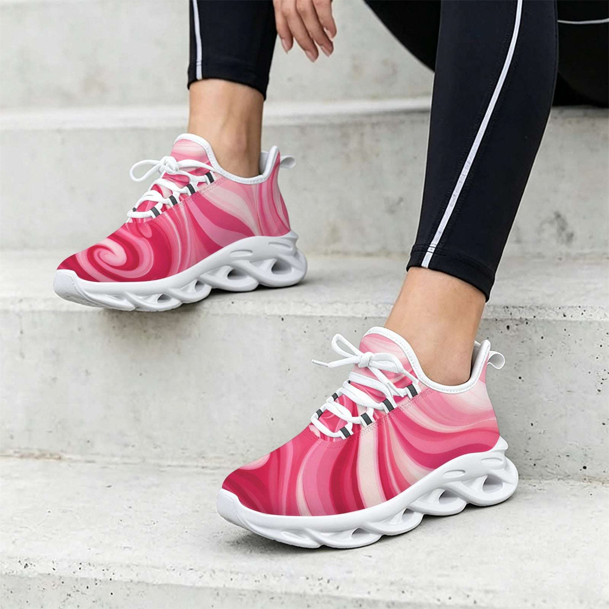 Women's Twisted Sole Sneakers Inkedjoy
