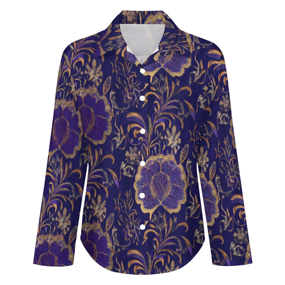 Cropped hem shirt Inkedjoy