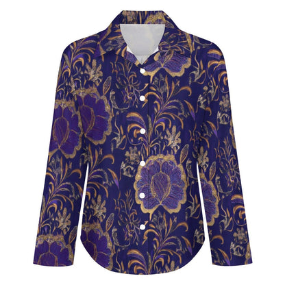 Cropped hem shirt Inkedjoy