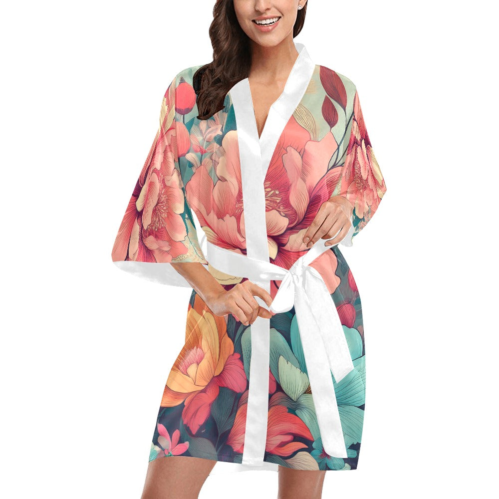 Short Kimono Robe Inkedjoy