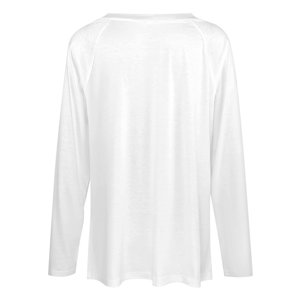 Long sleeve loose tee Inkedjoy