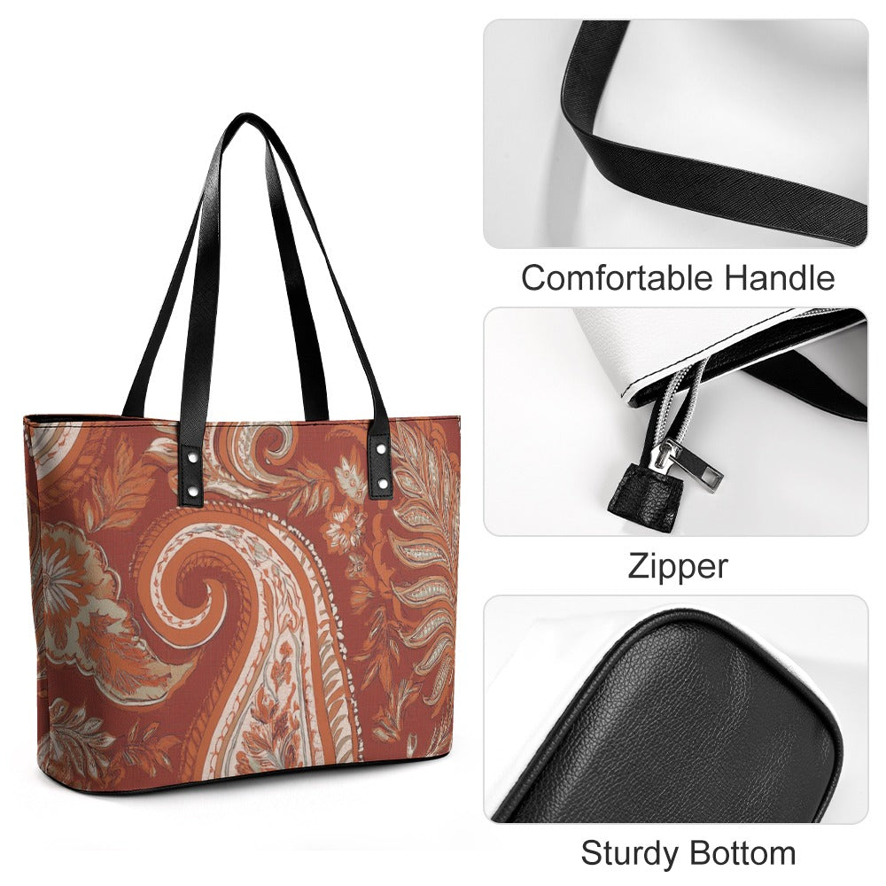 Leather handbag Inkedjoy