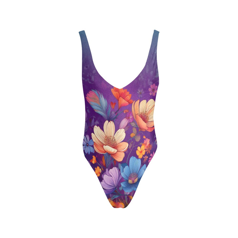 Strapped Backless Swimsuit Inkedjoy
