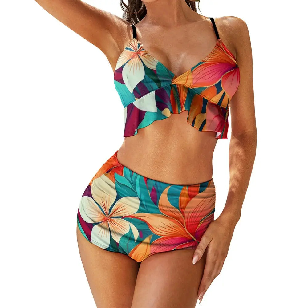 Two-Piece Bikini Swimsuit Inkedjoy