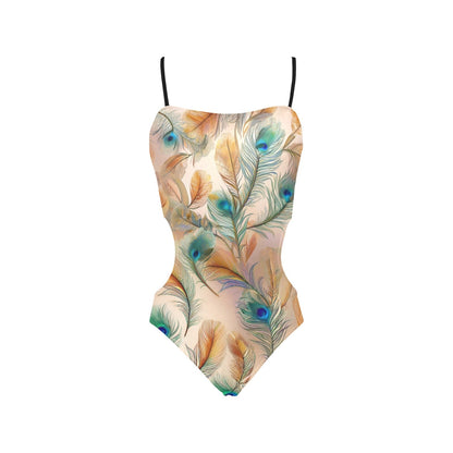 Strapped Cut Out Sides Swimsuit Inkedjoy