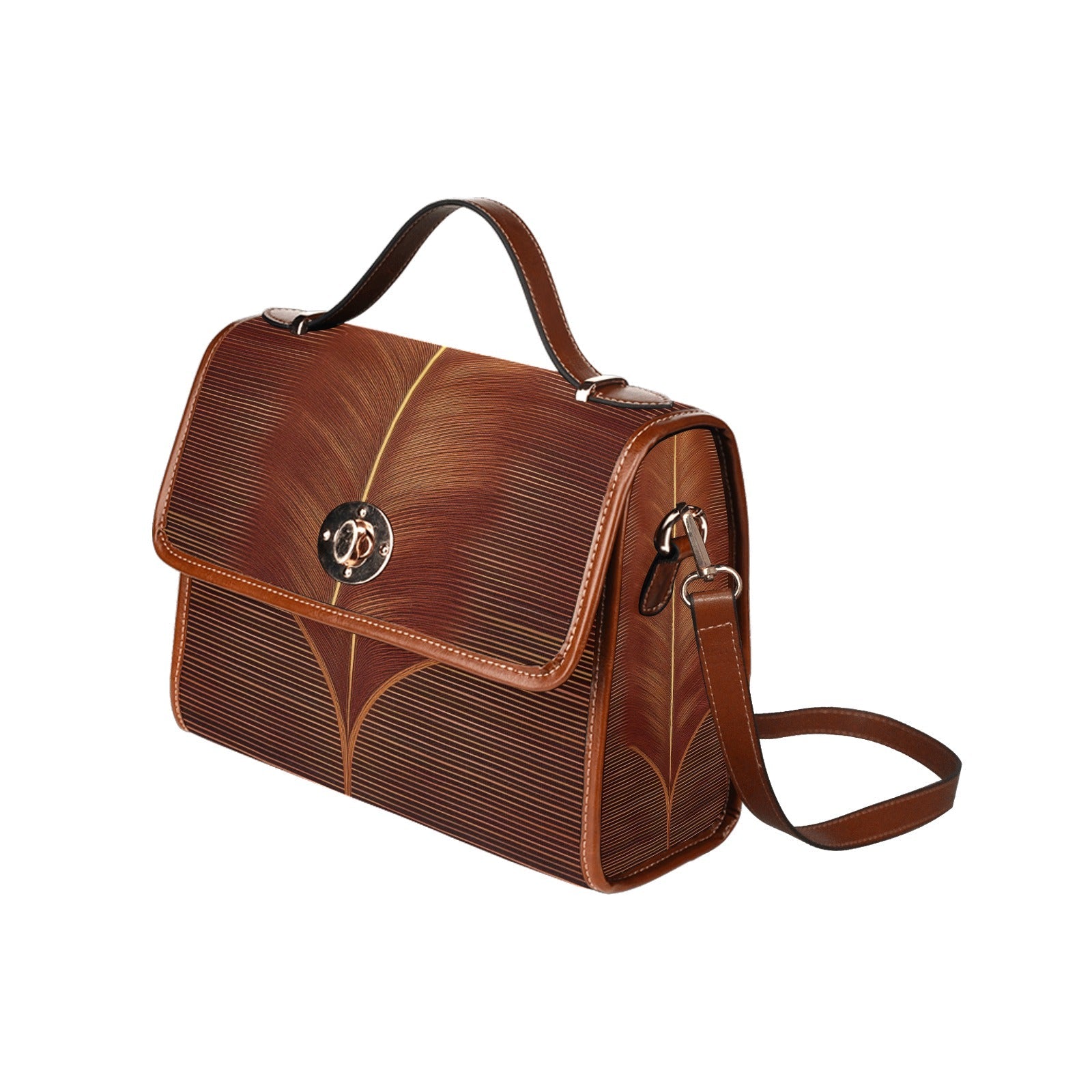 Waterproof Canvas Bag-Brown Inkedjoy