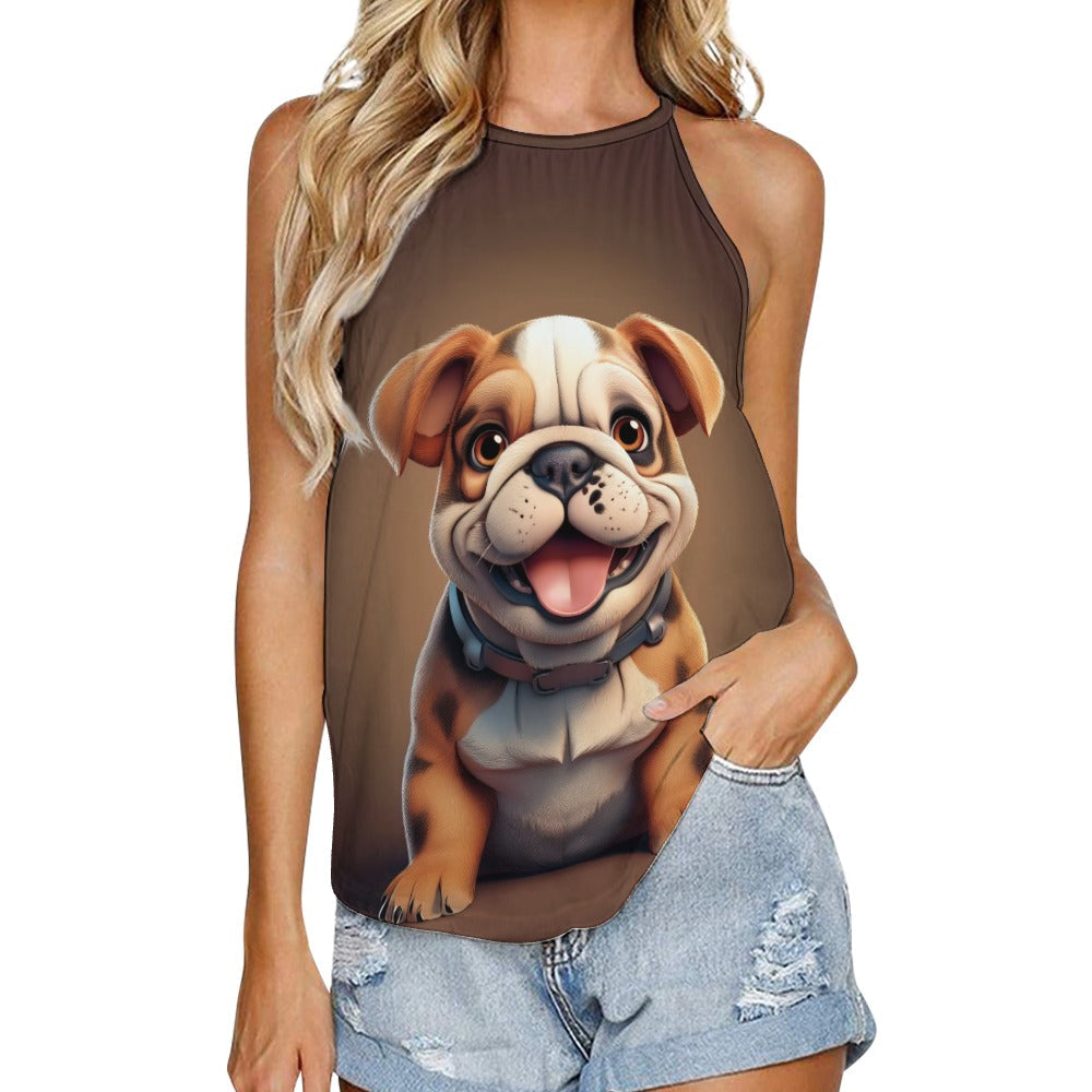 Crew Neck Vest Inkedjoy