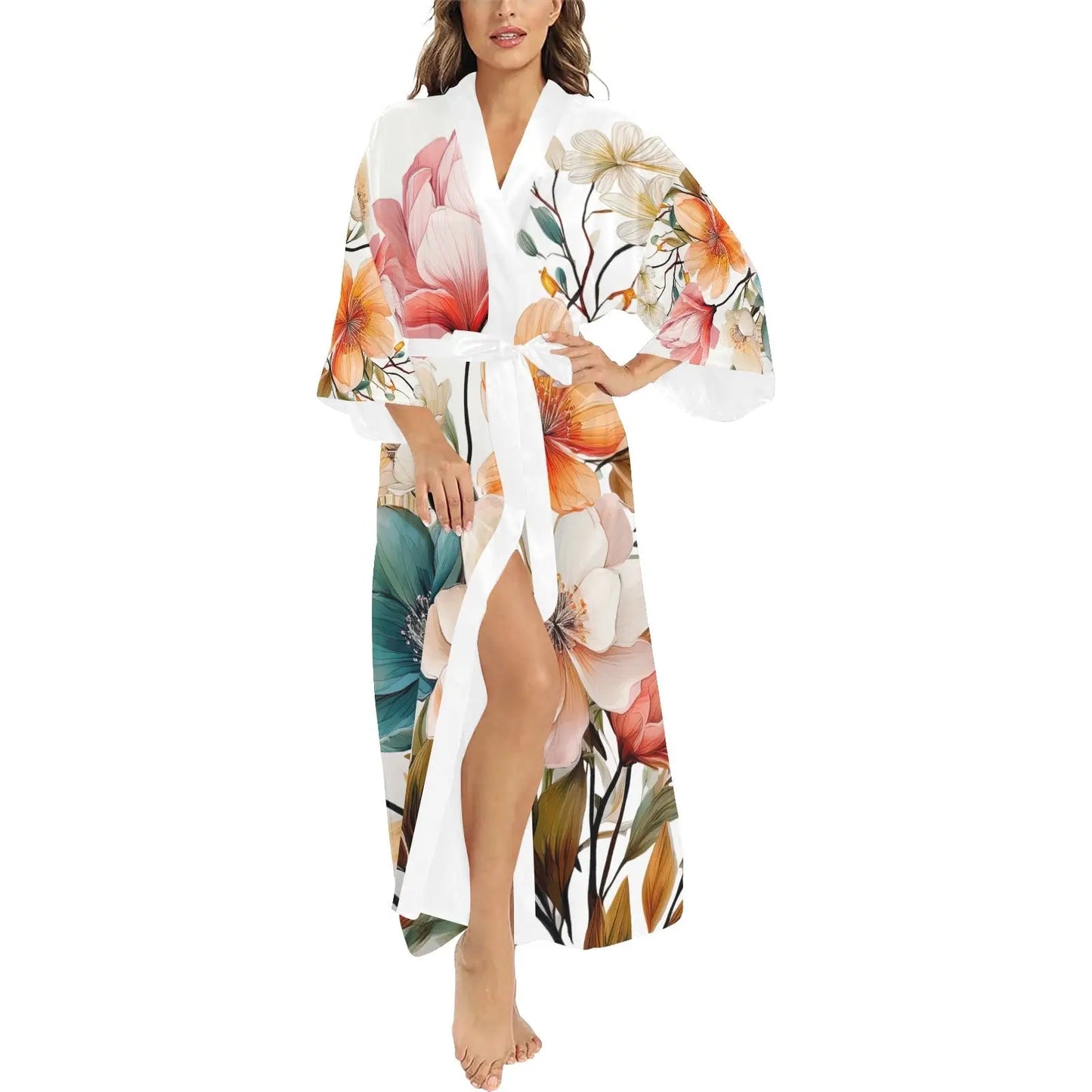 Long Kimono Robe Inkedjoy