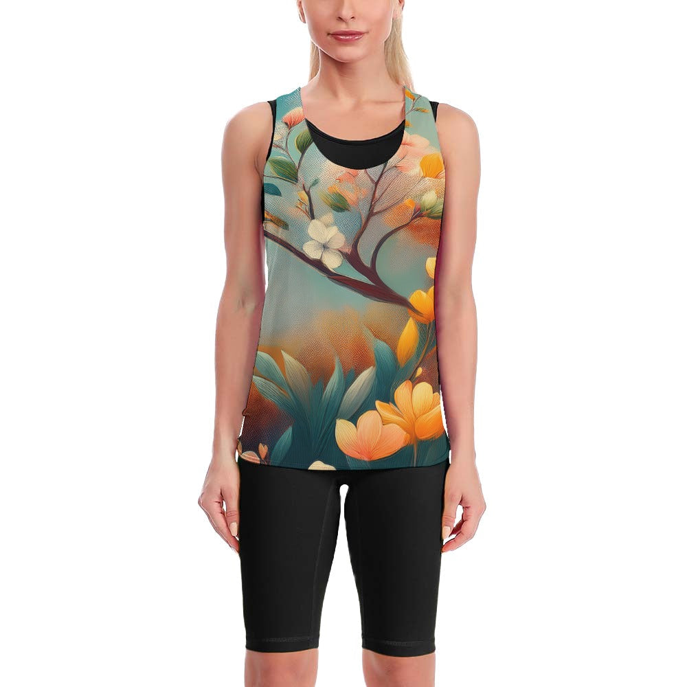 Sweat-Absorbing Yoga Vest Inkedjoy