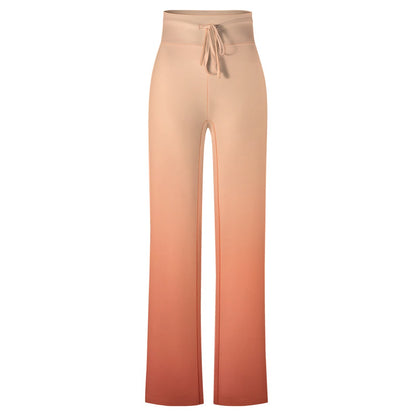 Straight Lace-Up Pants