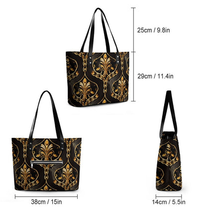 Leather handbag Inkedjoy