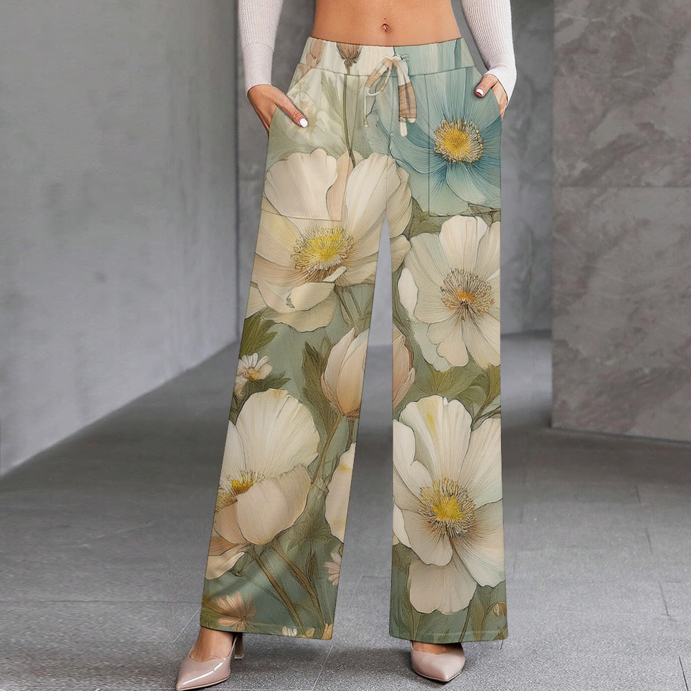 Wide-leg pants Inkedjoy