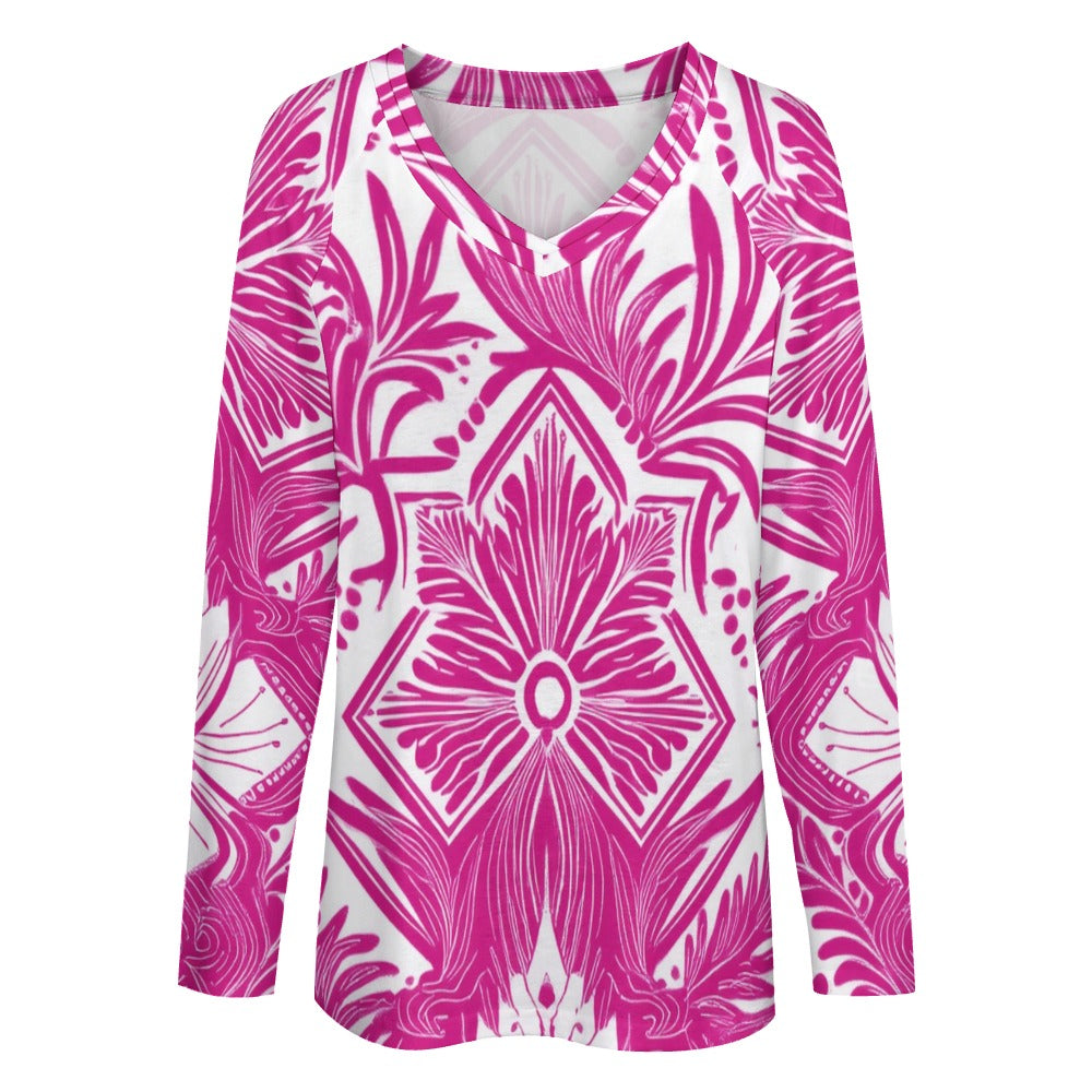 Long sleeve loose tee Inkedjoy