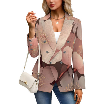 Casual Floral Blaser Inkedjoy