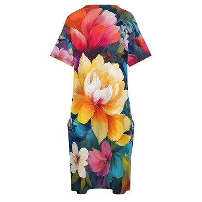 Loose Pocket Dress Inkedjoy