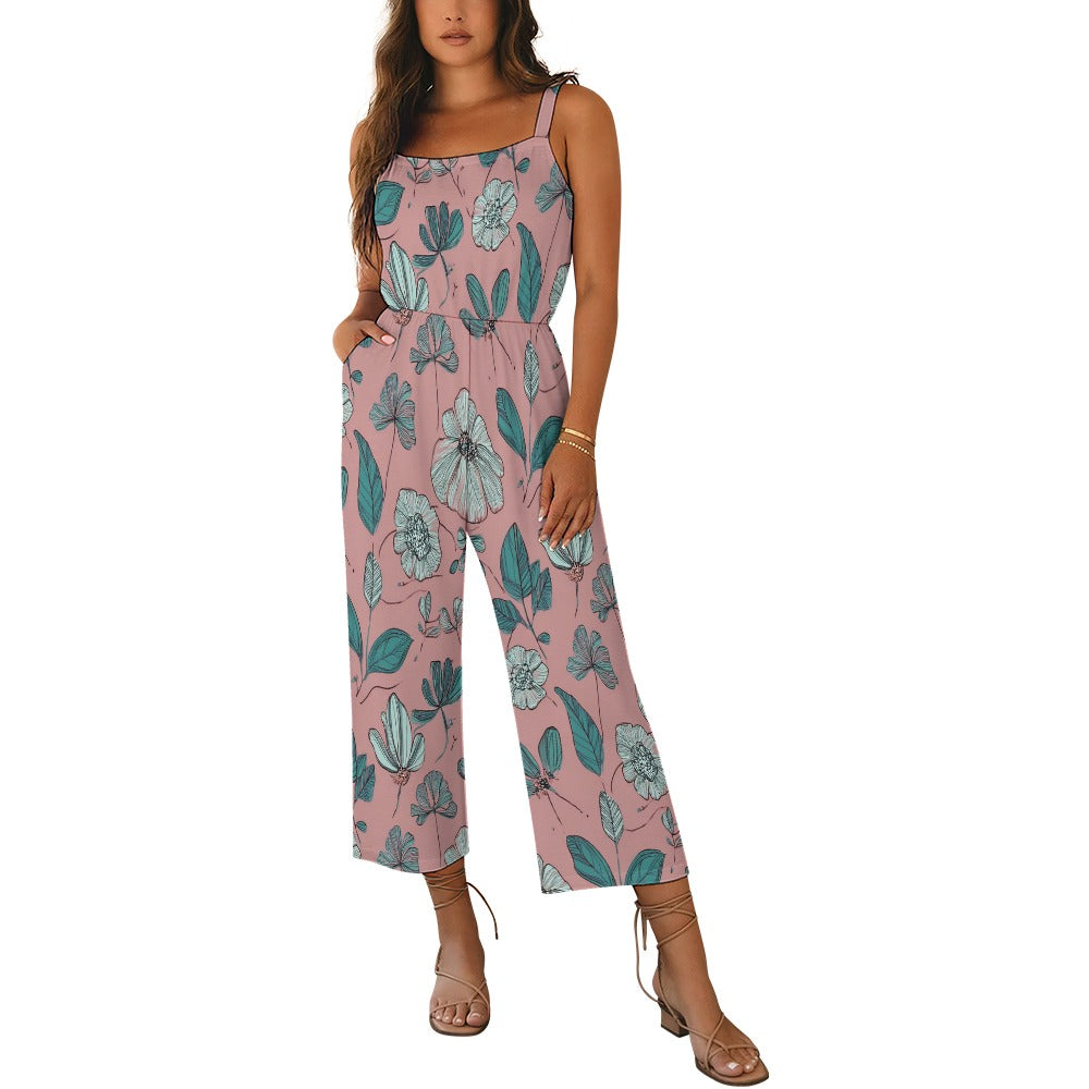 Strapped jumpsuit