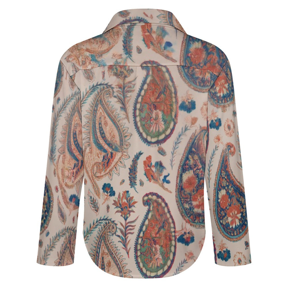 Cropped hem shirt Inkedjoy