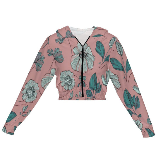 Chiffon Cropped Jacket Inkedjoy