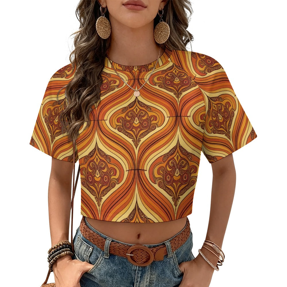 Crop Top Short-Sleeve T-Shirt