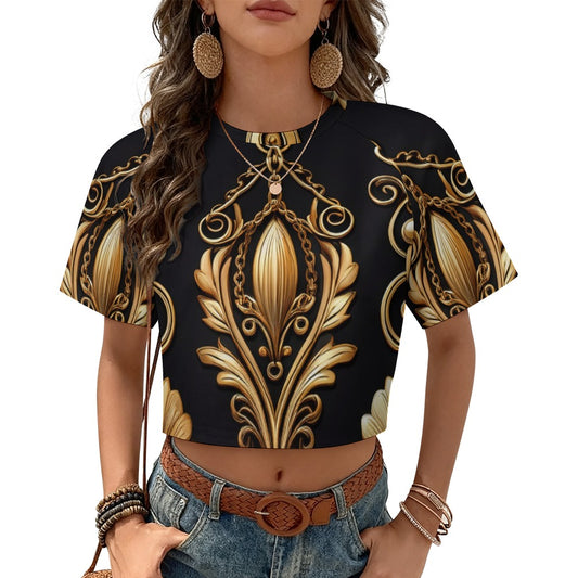 Crop Top Short-Sleeve T-Shirt