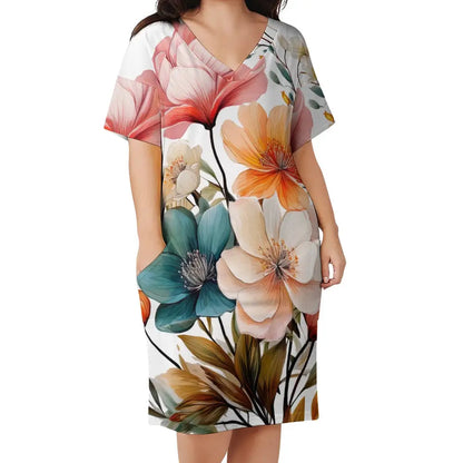Loose Pocket Dress Inkedjoy