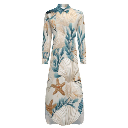 Long Sleeve Shirt Dress Inkedjoy