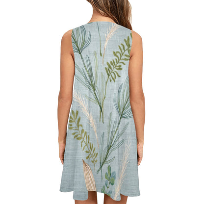 Sleeveless Pocket Dress