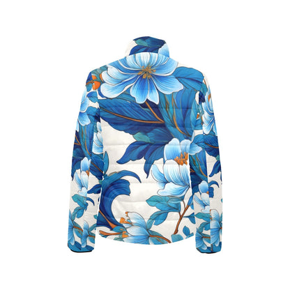 Stand collar padded jacket Inkedjoy