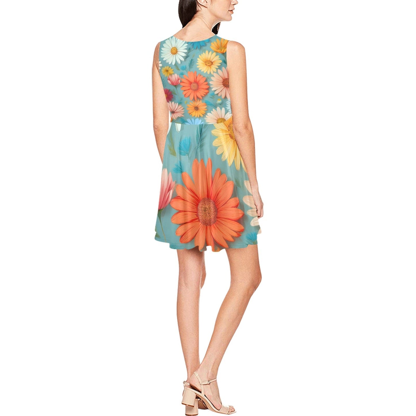 Floral Print Dress Inkedjoy