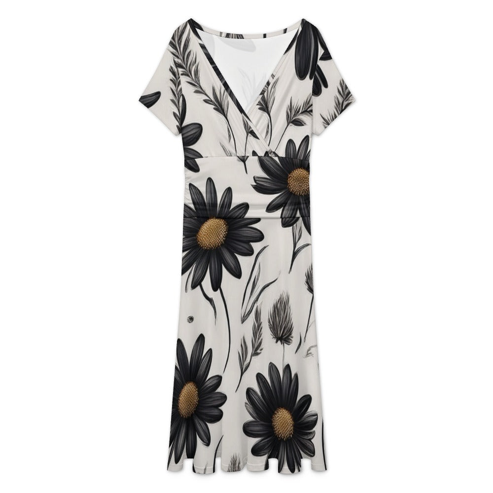 Short sleeved dress Inkedjoy