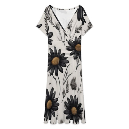 Short sleeved dress Inkedjoy