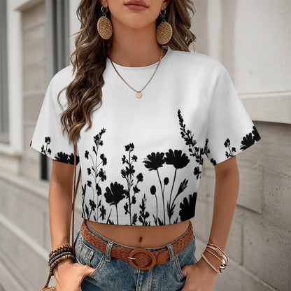 Crop Top Short-Sleeve T-Shirt